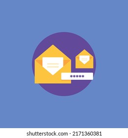 double protection. two-step verification. message or email the OTP code or One Time Password. security and prevention systems from data theft, account breaches, or hacking. icon or symbol concept