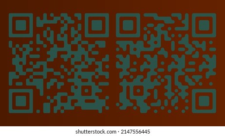 Double QR code pattern background