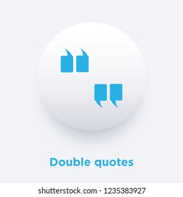 Double Quotes Icon