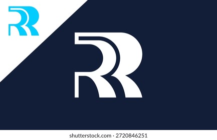 Logotipo de la letra R doble