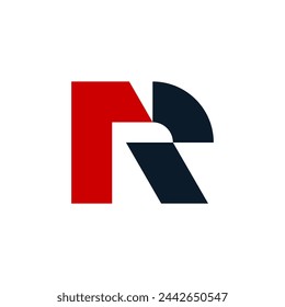 Double R Logo Design, illustration, graphic, vector.