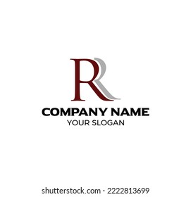 Double R monogram logo design