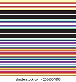 Double Rainbow striped seamless pattern design for fashion textiles and graphics