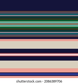 Double Rainbow striped seamless pattern design for fashion textiles and graphics