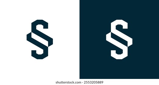 Double S logo, simple double S logo
