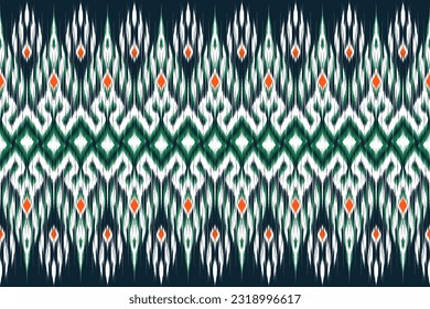 Double Serpent Mudmee Abstract ethnic oriental ikat seamless pattern traditional in tribal.For background,carpet,Batik,cover,textile,wallpaper,clothing,wrapping,fabric,printing,illustration.embroidery