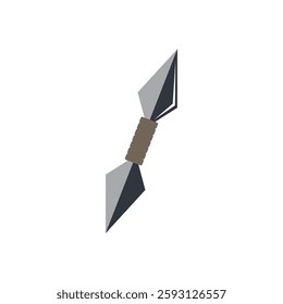 Double side kunai icon or ninja knife  icon design