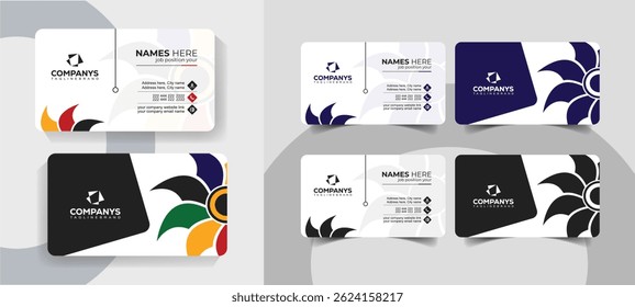 Double Sided Business Card Design for Brand Identity