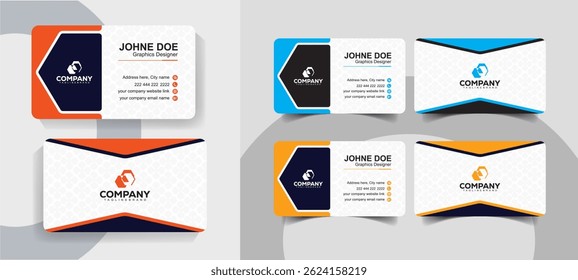 Double Sided Business Card Design for Brand Identity