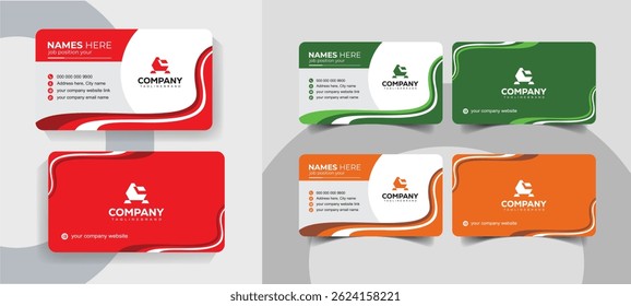 Double Sided Business Card Design for Brand Identity