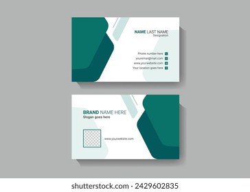 Double sided business card template design