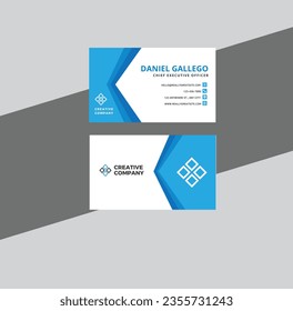 Plantillas vectoriales de tarjetas de visita de doble cara