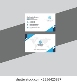 Plantillas vectoriales de tarjetas de visita de doble cara