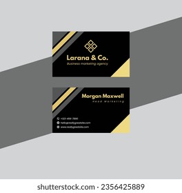 Double sided business card vector templates