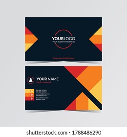 Double sided creative business card template