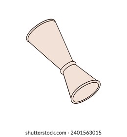 double sided jigger measured cup 
