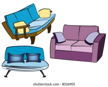 Double sofa and triple sofa