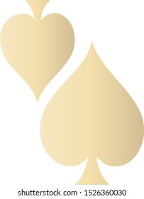 Double Spade Decal Icon Motif