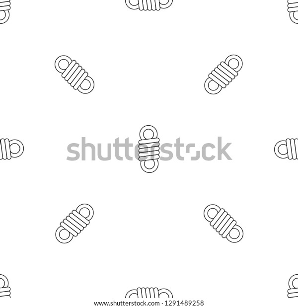 Double spring coil pattern seamless vector repeat\
geometric for any web\
design