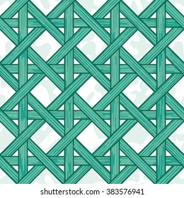 Double square basket weave pattern seamless vector background tile