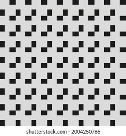 Double squares pattern. Minimal wallpaper ornament.