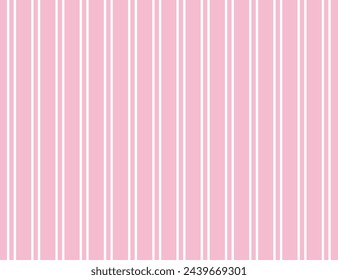 Double Stripe Illustration Pink Edition