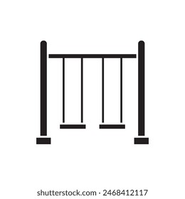 Double Swing icon design, isolated on white background, vector illustration