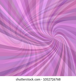 Double swirl background - vector graphic design from rotated rays in purple tones