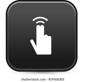 Double tap finger icon