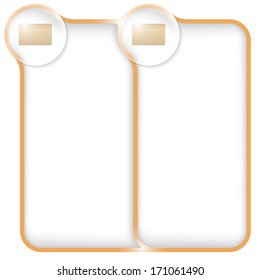 double text frame for any text with envelope