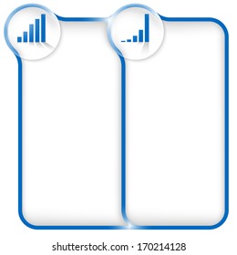 double text frame for any text with graph