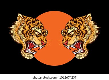 double tigers japanese style