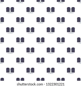 Double trash can pattern seamless vector repeat for any web design