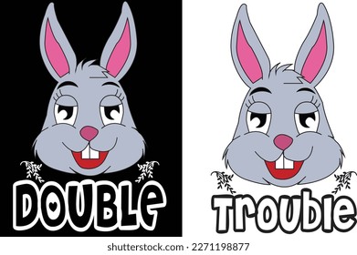 Double Trouble Shirt, Chip and Dale shirt, Couple Shirts, Valentine's Day Shirt, Gift For Couple,