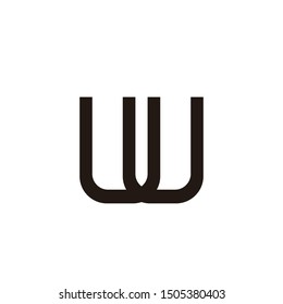 Double U Logo Images Stock Photos Vectors Shutterstock