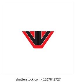 Double V Logo Letter