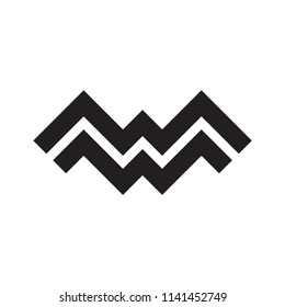 Double W Letter Logo Minimal Logo Stock Vector (Royalty Free ...