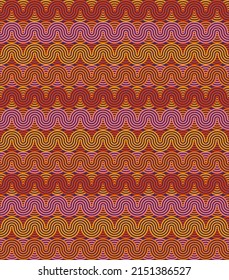 Double Wave Circle Pattern with Colors After Sunset Suitable for Background Display Monitor or Wallpaper