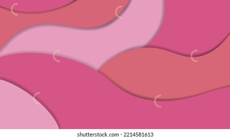 Fondo rosa de doble onda. adecuado para negocios, promoción, venta, afiche, banner, etc.