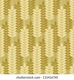 double wheat seamless pattern