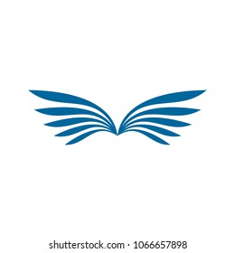 double wings abstact symbol / logo