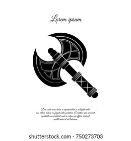  Double-sided ax icon
