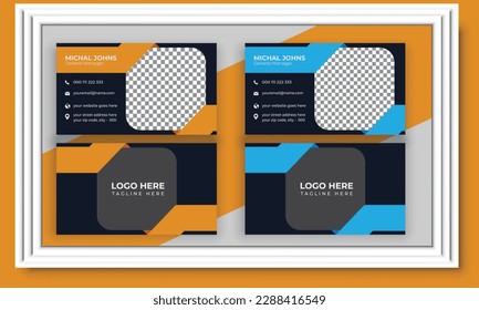 Una tarjeta de visita doble es un tipo de tarjeta de visita que tiene información impresa en ambos lados de la tarjeta.