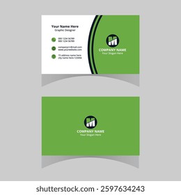 Double-sided Clean professional business card template