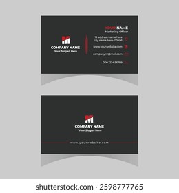 Double-sided Clean professional business card template
