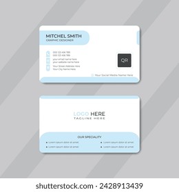 Double-sided Creative Business Card Design Template