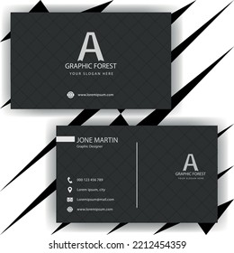 Double-sided creative business card template.