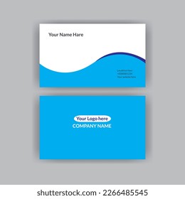 Double-sided creative business card template. Portrait and landscape orientation. Horizontal and vertical layout. Vector illustration  information and knowledge for social media , social media banner,
