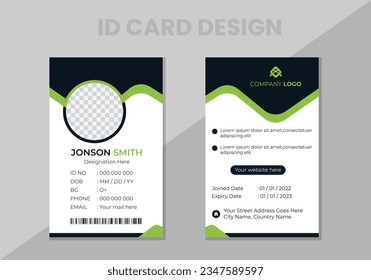 
Double-sided creative business card template. Portrait and landscape orientation. Horizontal and vertical layout. Vector illustration
