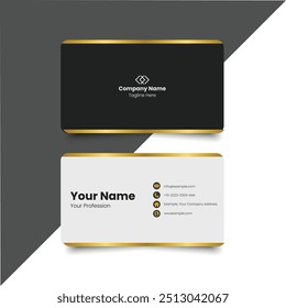 Double-sided creative business card template. Business Card Mockup. template, Clean professional business card template, visiting card template.